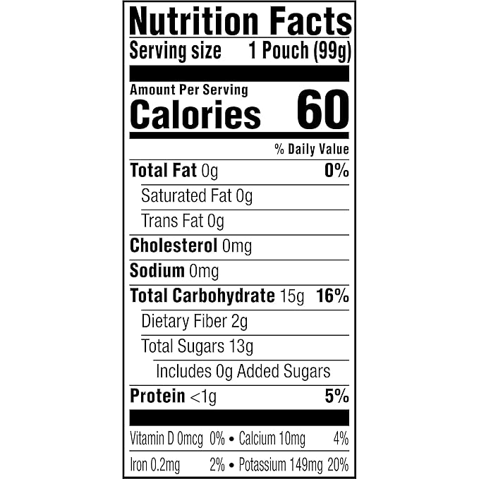 Plum Organics Stage 1 Organic Baby Food - Just Mangos - 3.5 oz Pouch (Pack of 12) - Organic Baby Food Pouch