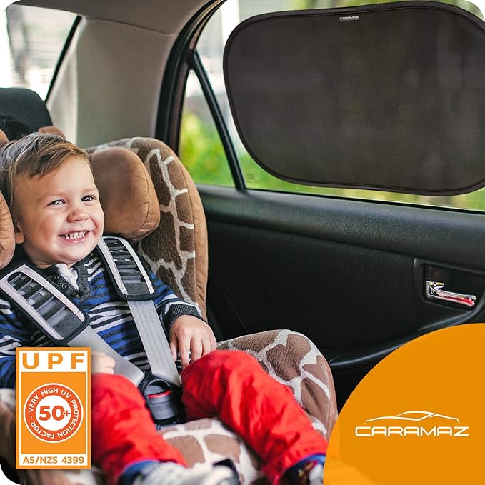 Car Window Shade for Baby with Certified UV-Protection 2 Pack - 20"x12"