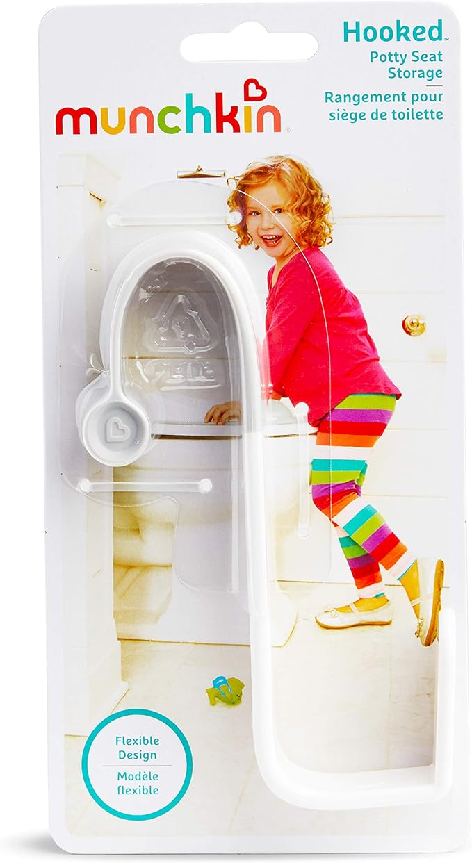 Munchkin® Hooked™ Potty Ring Storage Hook, Grey