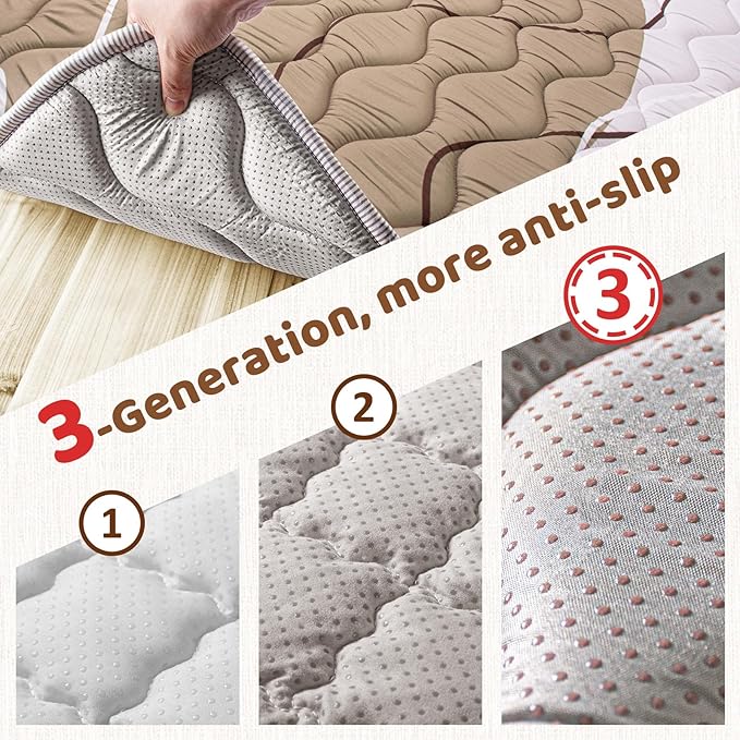 Beavtaens Baby Play Mat, 50x50 Playpen Mat, Thick Soft Foam Playmats for Baby, Foldable and Washable Baby Crawling Mat for Floor(Scandinavia)