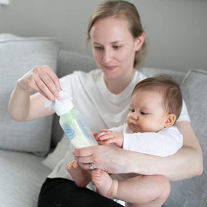 Dr. Brown's Pacifier and Bottle Wipes, 40 Count (Pack of 2)