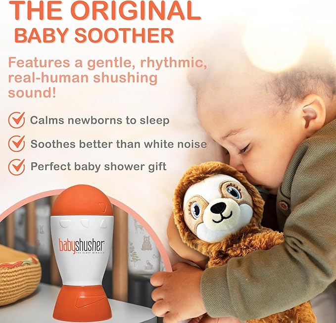 Baby Shusher Portable Sleep Sound Machine – Gift Box Edition, Travel Friendly Baby Soother, Ideal for Baby Showers & Registries