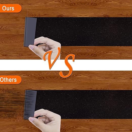 Heavy Duty Anti Slip Tape, 4 Inch x 35Ft Black Grip Tape for Stairs Outdoor Waterproof Non Skid Safety Walk Abrasive Adhesive Tape for Outdoor Indoor Stairs Steps Ramps Treads Floors Boats Skateboard