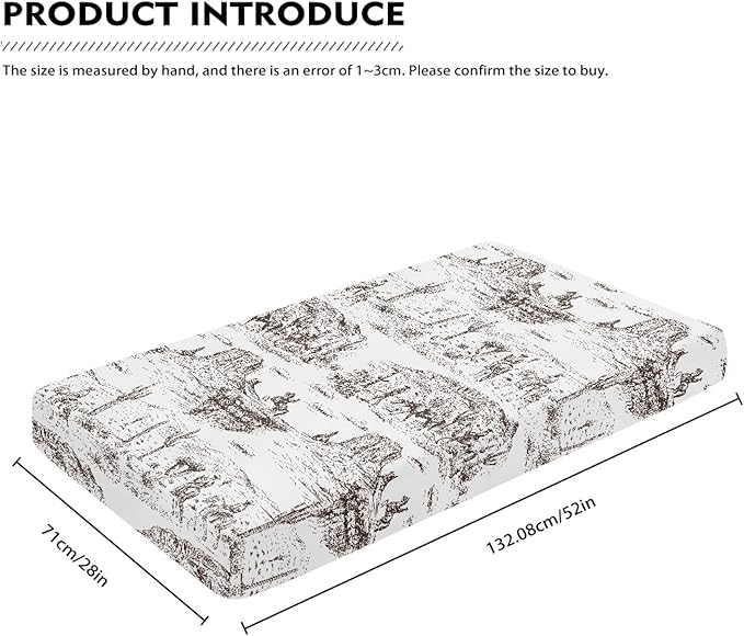 Cowboys Fitted Crib Sheet for Boys Girls Southwest Cowboy Baby Sheet for Standard Crib and Toddler Western Desert Nursery Bed Mattress Sheets 28"x52"
