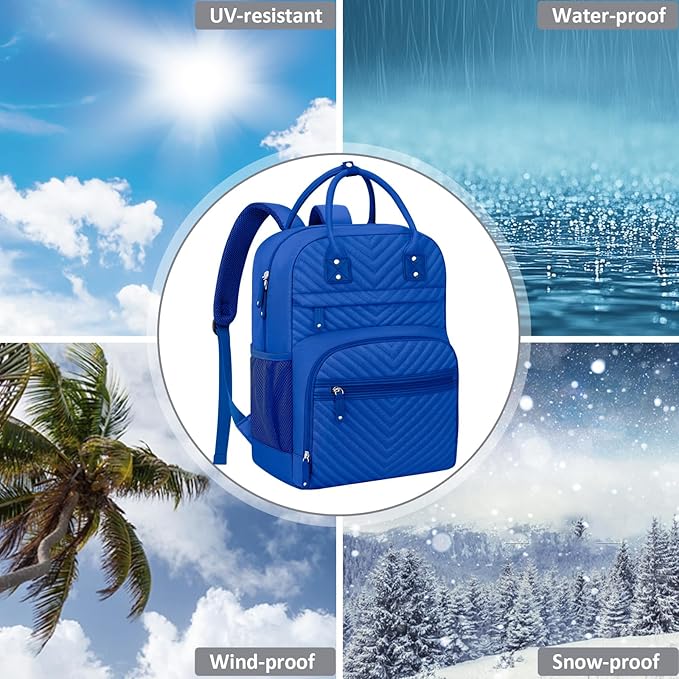 Diaper Bag Backpack Tote for Women Large Capacity, Baby with Insulated Pockets Multifunctional Bags For Girl Boy Waterproof Boys Girls Mama Maternity Travel Royal Blue