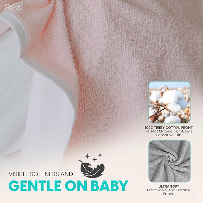Wearable Burp Cloths - Extra Soft, Absorbent, and Waterproof Garment Protector for Parents - Perfect for Spit-Ups, Drool, and Milk - For Newborns, Boys, and Girls