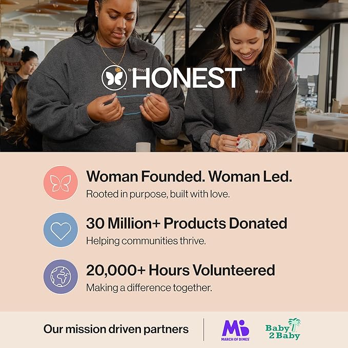 The Honest Company Comfort Dry Disposable Diapers for Sensitive Skin, Hypoallergenic, Barnyard Babies + Pattern Play, Super Club Box, Size 7, (41 lbs), 64 Count