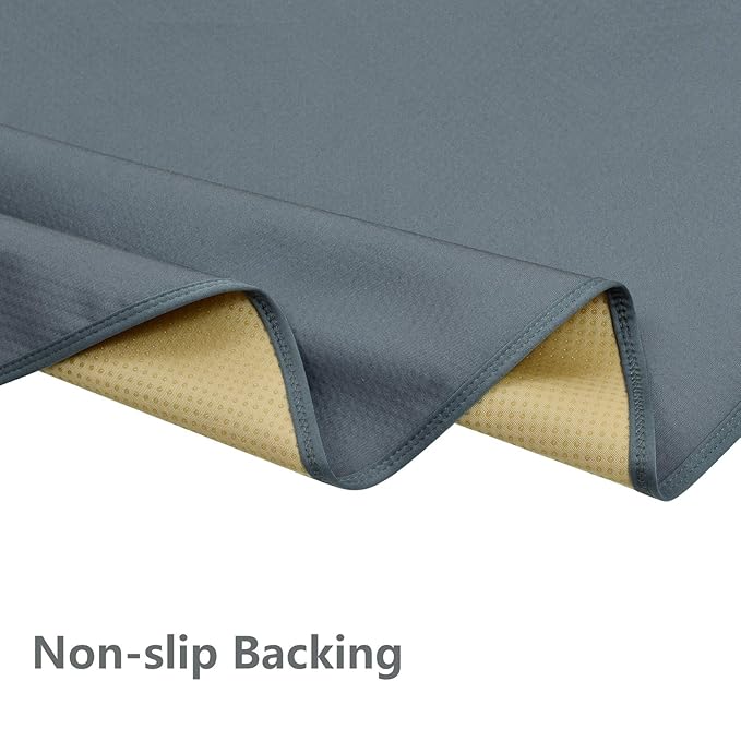 Baby Splat Mat for Under High Chair, 51 x 51 Inch Wipeable Splash Mat, Waterproof and Washable, Anti-Slip Floor Protector