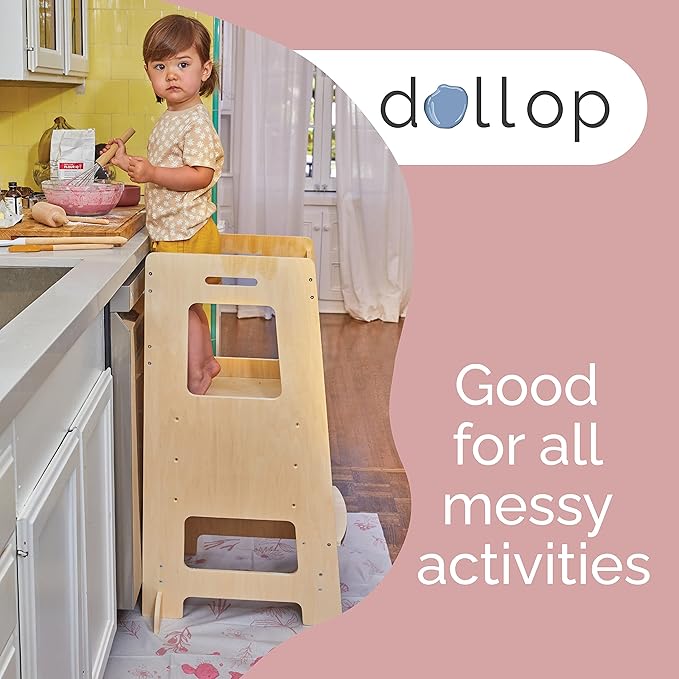 Food Catcher Splat Mat for Underneath Highchair | Premium Durable Material | Biodegradable | Disposable (30 Count)| Compatible with All Highchairs | Baby Food Mess Catcher- (Rose Wildflower)