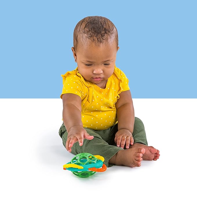Bright Starts Soothers & Shakers 7pc Gift Set - BPA-Free Baby Rattles, Teethers and Stroller Toys, Unisex, Newborn+