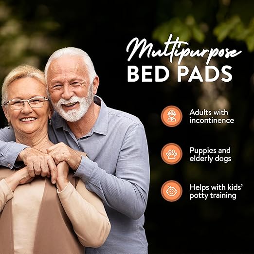 Inspire 46 Count 36” x 36” Ultra Absorbent Underpads for Incontinence Waterproof Bed Pads | Leakproof Quick Drying | Hospital Bed Pads Disposable Adult | Mattress Protector XXL Chucks Pads
