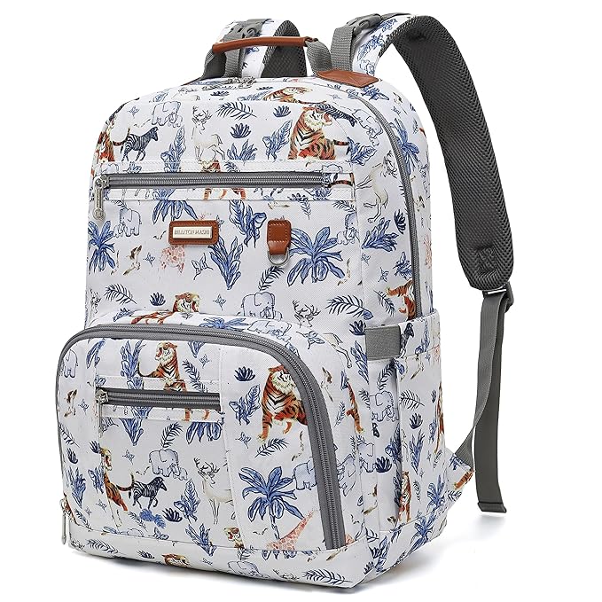 BILLITON MASHI Diaper Bag Backpack, Large Baby Nappy Bags with Portable Changing Pad for Boys and GirlsMultifunction Travel Baby Bag for Moms Dads, Shower Gifts Waterproof and Stylish