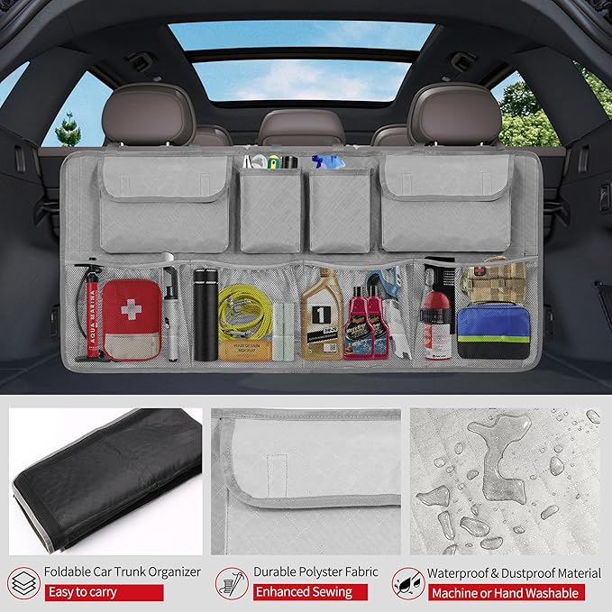 Car Trunk Organizer Storage (Dimgrey)