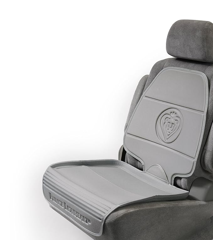 Prince Lionheart Car Seat Protector. The only 2 Stage Seatsaver Designed with Thick Padding, Nonabsorbent, Waterproof, PVC Foam Material. Comparable with All Baby and Toddler car Seats. (Pack of 2)