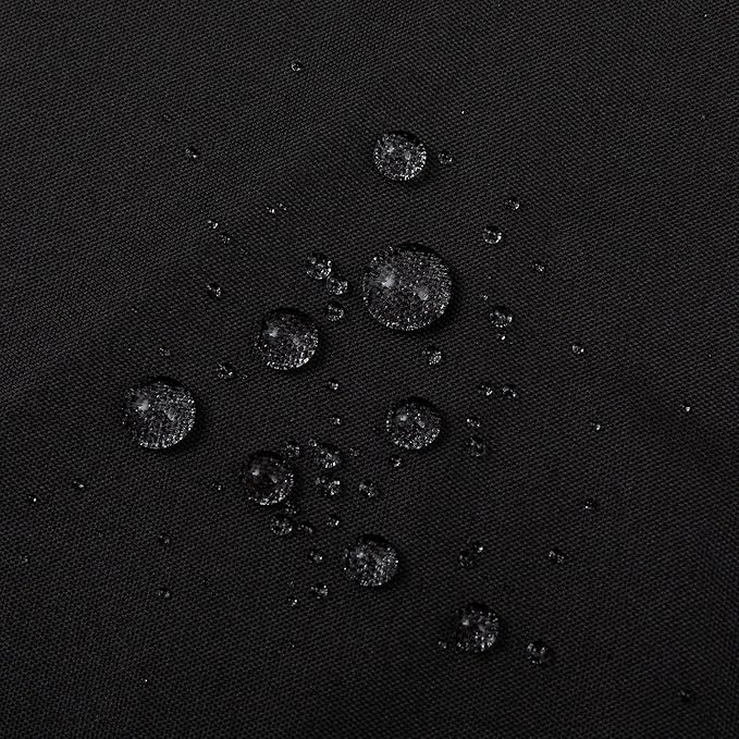 ALYVIA SPRING Long Fabric Shower Curtain Liner Waterproof - 72" x 74", Soft & Lightweight Longer Shower Curtain with 3 Magnets, Machine Washable - 72x74, Black