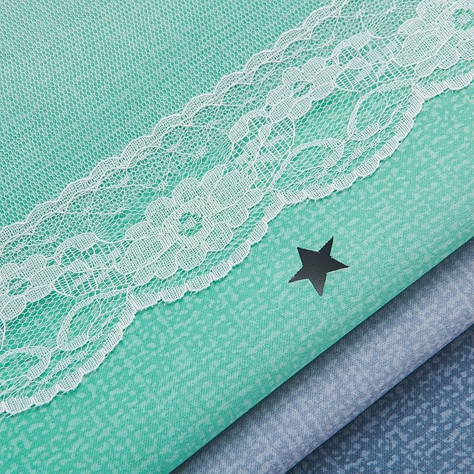 XiDi Curtains for Bedroom Decor, Rainbow Purplgreen grey52/90