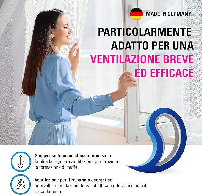 Stoppy Door and Window Stopper, Multi-Functional Wedge, Convenient Door Hook, Window Clamp, Keep Doors and Windows Open with Ease, Home and Office Accessory, (Red, 2 Pack)