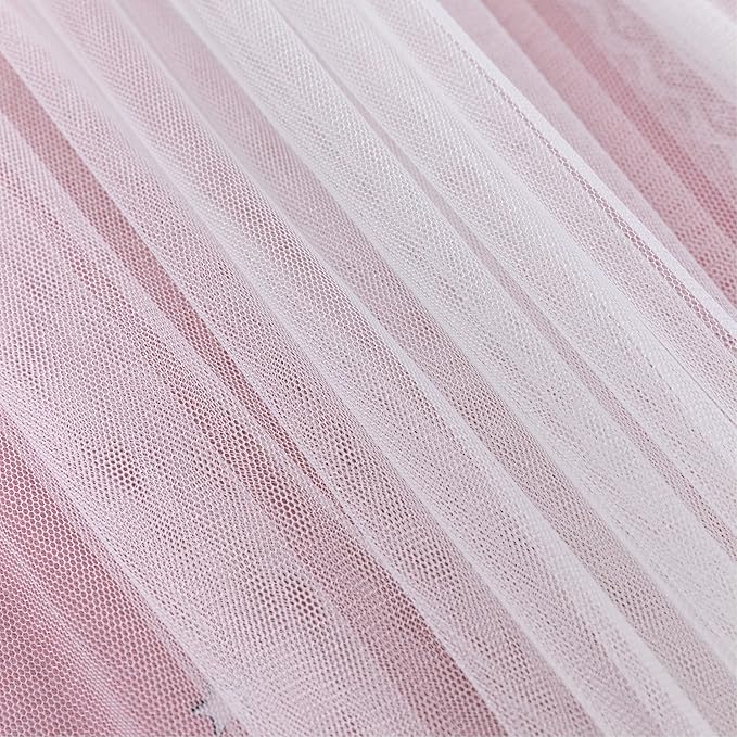 XiDi Curtains for Bedroom Decor, Rainbow Pink-Grey-52-45