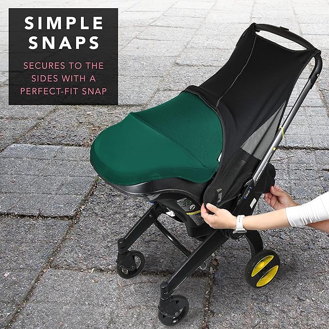 Baby & Beyond's, Sunshade Extension, Compatible with Doona Infant car seat Stroller