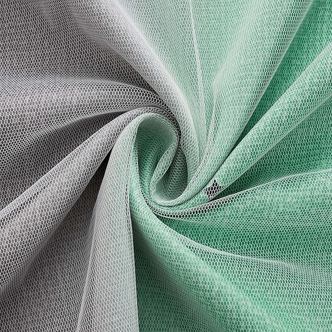 XiDi Yellow & Rainbow Curtains for Kids & Girls Room - Blackout, Grey & Green 34x84 Inch Long