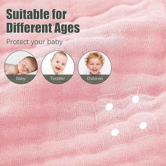 Spotted Play 2 Pack Hooded Baby Towels - 100% Muslin Cotton for Newborns, Infants, Toddlers - Large 32x32Inch Size - Highly Absorbent and Essential for Newborn Care, White and Pink