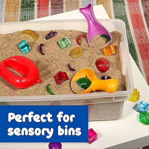 Spark & Wow Sensory Bin Tinker Tools | 4 Sensory Table Accessories | Small Shovels for Kids | Sandbox Toys for Toddlers