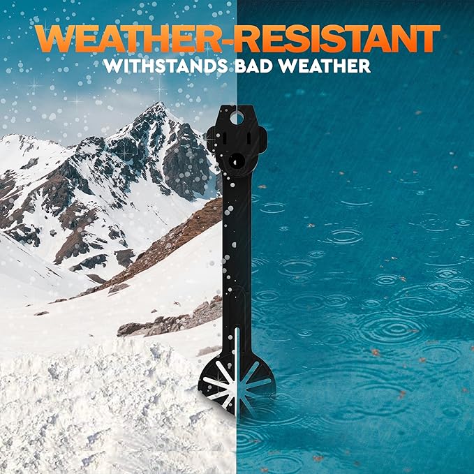 Outdoor Weatherproof Plug Cover - Extension Cord Waterproof Protector Covers for 120v Electric, 3 Prong Male End Weather Proof Exterior Ends Caps for Outside Electrical Plugs (20,Orange)