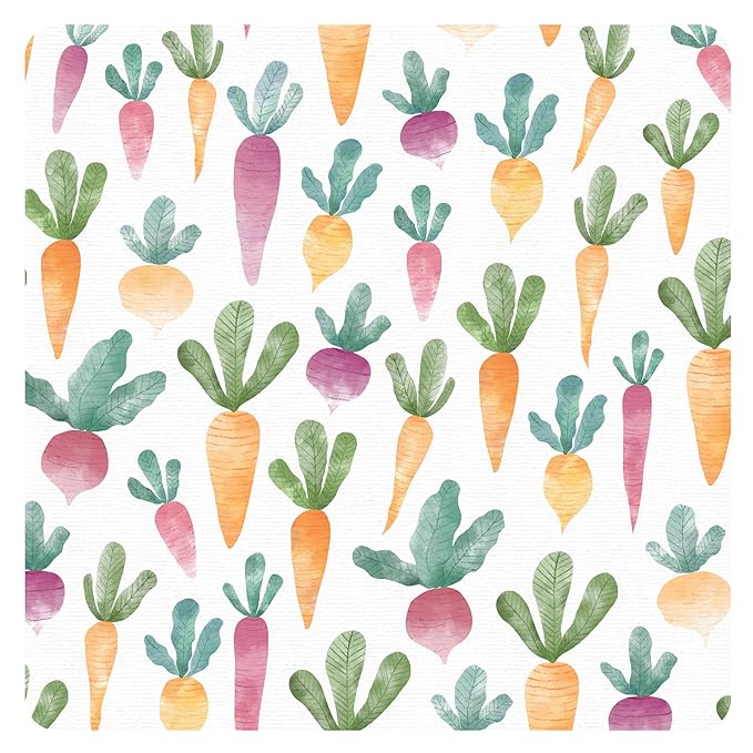 BapronBaby Farm Produce Splash Mat - Waterproof Catch-All for Under High Chairs, Floors, Tables, Playtime or Arts & Crafts - Machine Washable - 45" x 45”