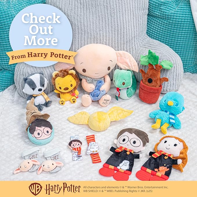 Kids Preferred Harry Potter Soft Book with Toy, Teether, and Crinkle, 5 Inches