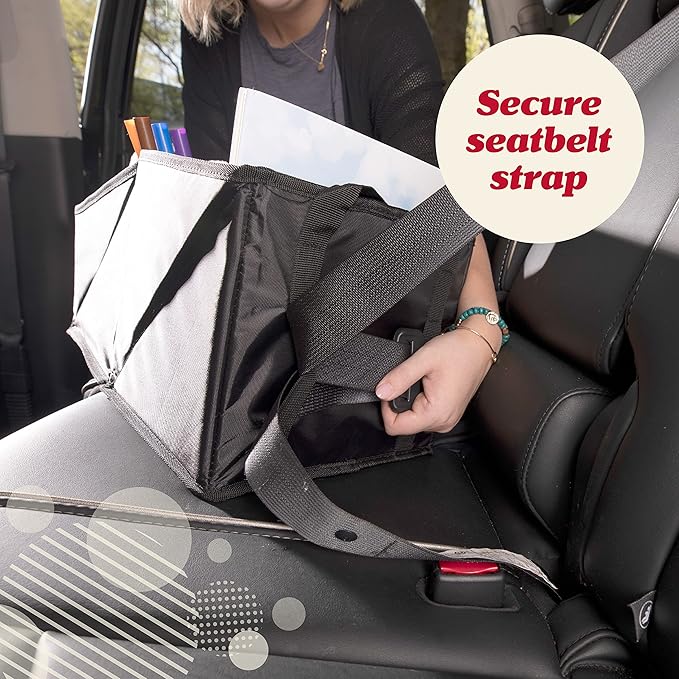 Lusso Gear Car Seat Organizer for Front or Backseat - Great for Adults & Kids, Features 9 Storage Compartments for Toys, Magazines, Tissues, Maps, Books, Documents, Games & More (Planets)