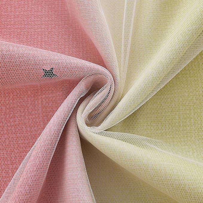 XiDi Yellow Curtains for Bedroom Decor Blackout Pink Curtains for Girl Kids Room Rainbow Unicorn Wall Decals Purple 52X84 Inch Long 1 Panel