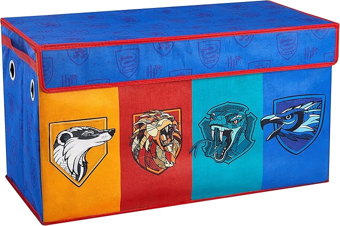 Harry Potter Collapsible Storage Trunk with Lid, 28" W x 16" D x 14.5" H