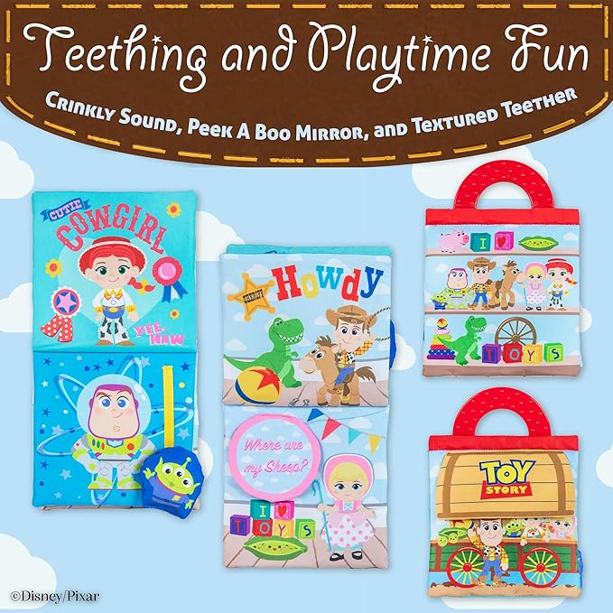 Disney Baby Pixar Toy Story Toy Box Soft Book