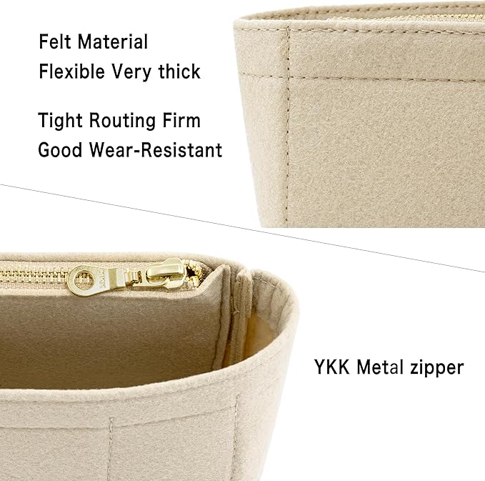 Mini Bag Organizer For Longchamp Small Tote Bag - Ultimate Mini Bag Storage & Finishing Inner Bag Liner for a Chic Handbags Insert Organizer Fit small Size