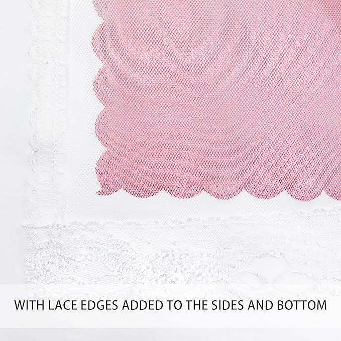 XiDi Pink Curtains for Kids Girls Bedroom 2 Panels Blackout Double Layer Curtains with Sheer Overlay 72 Inches Length for Nursery Princess Room Star Cut Out Home Decor Grommet Window Drapes W52 X L72