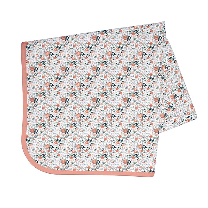 BapronBaby Vintage Rose Splash Mat - Waterproof Catch-All for Under High Chairs, Floors, Tables, Playtime or Arts & Crafts - Machine Washable - 45" x 45”