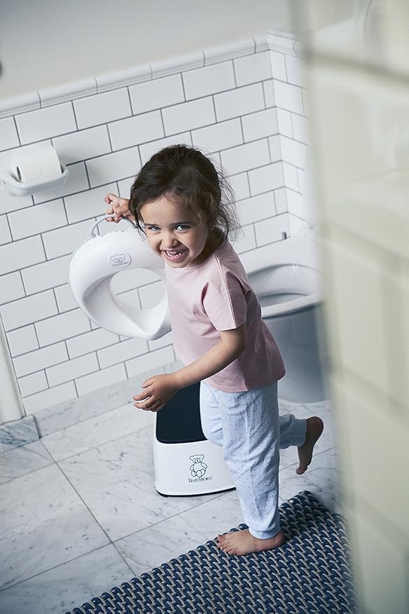 BABYBJORN Toilet Trainer,White/Gray,(Pack of 6)