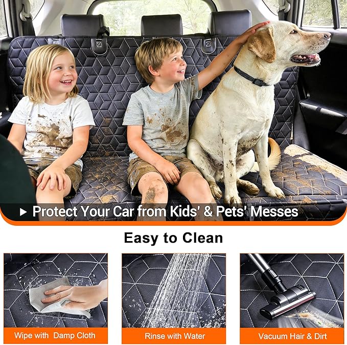 Bench Dog Car Seat Covers for SUV, Waterproof Dog Seat Cover for Back Seat Fit Ford Explorer Heavy Duty Non Slip Back Seat Cover Protector for Chevrolet Tahoe/Yukon/Suburban/Expedition