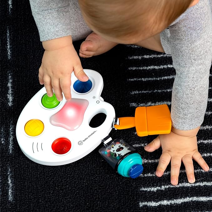 Baby Einstein Color Palette Popper Sensory Fidget Toy, for Infants Ages 6 Months and Up
