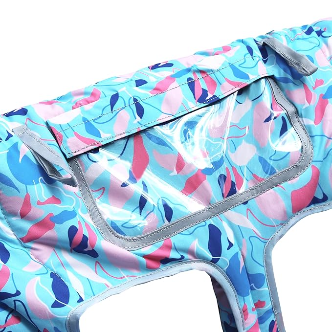 2-in-1 Shopping Cart and High Chair Cover-Grocery Cart Cover for Babies Toddlers Infants Resturant Highchair Cover-Padded Folds to Portable Pouch for Baby Boy Girl (Plants)