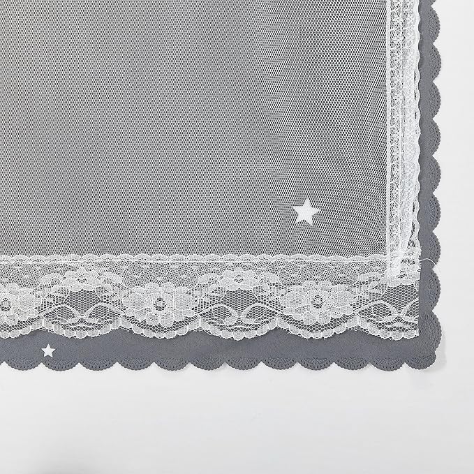XiDi Black Out Curtains for Girls Bedroom Decor, Unicorn Curtains for Kids Room, Blackout Curtains for Living Room 72 inchs Long 34 inches Wide 2 Panel Grey