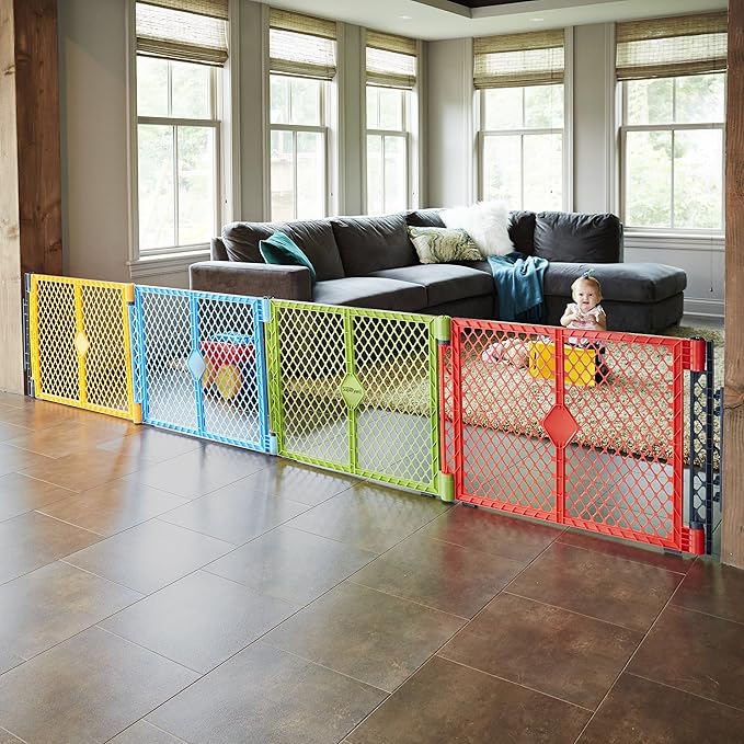 Toddleroo by North States - Superyard Wall Mount Kit: Play Yard Wall Mount Kit Compatible with SuperyardPlay Pens - Made in USA - Gray